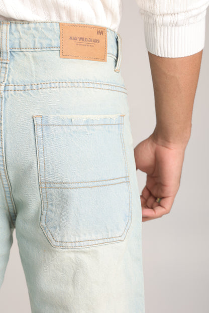 Women’s Mom Fit High-Waist Jeans – Comfort & Style