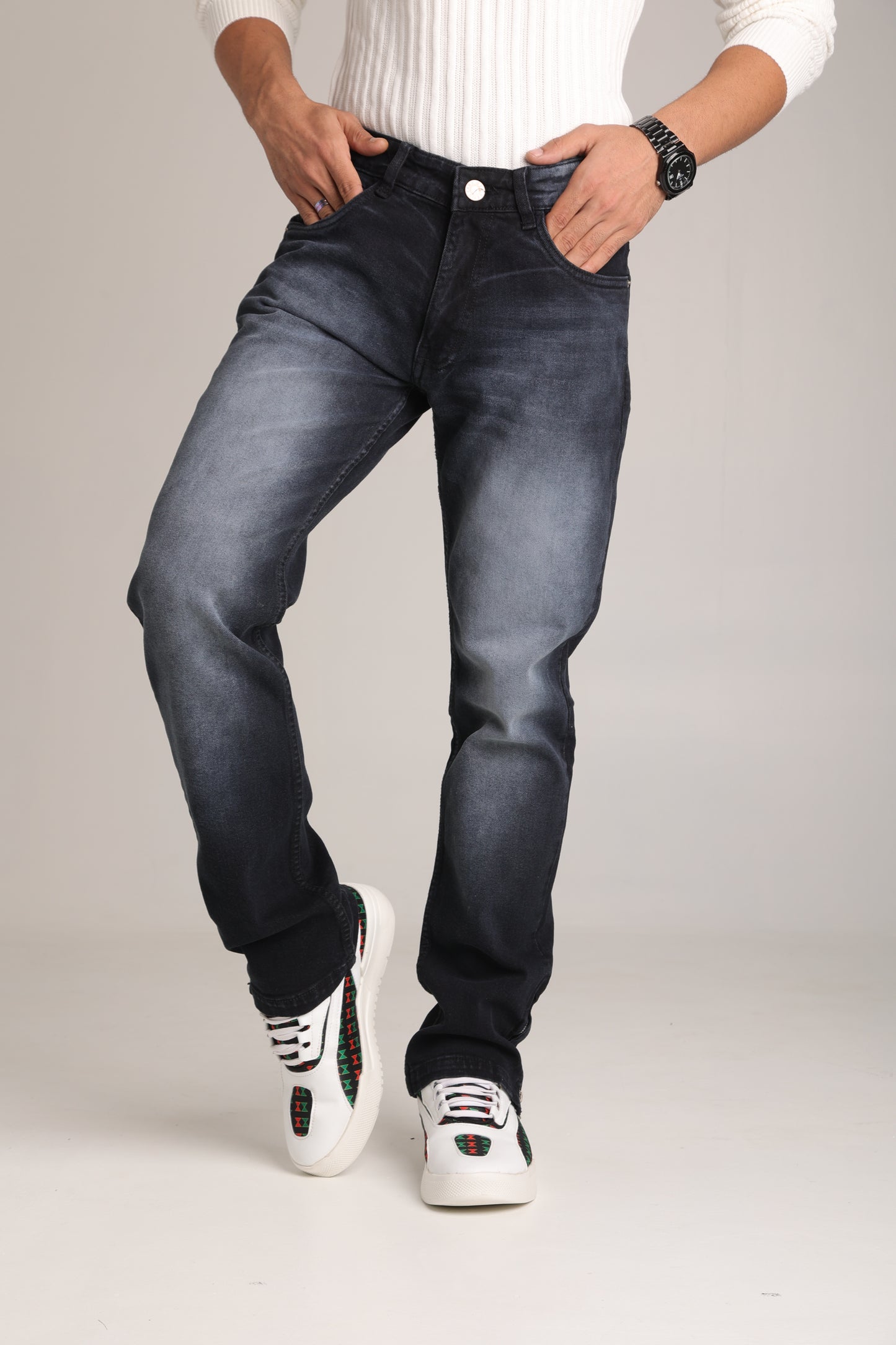 Men’s Straight Fit Jeans – Classic Comfort Denim