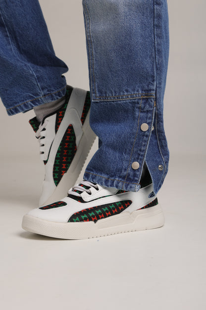 Men's Mid-Wash Baggy Carpenter Jeans